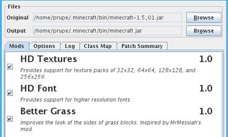 MC Patcher HD Fix 2.3.4 [Minecraft 1.2.3]