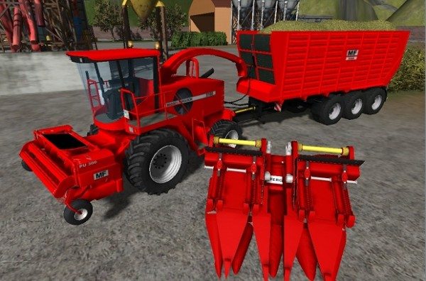 Massey Ferguson Forage Harvester Pack Farming Simulator 2017 17