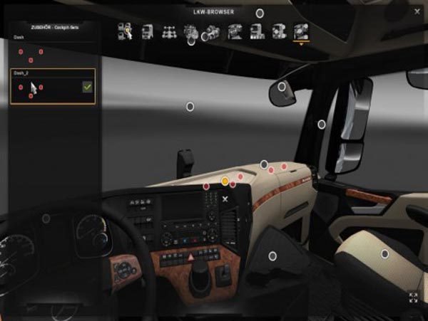 Mercedes Actros 2014 More Slots In Cabin