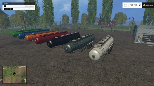 CISTERN WATER AND MILK TRAILER v 1.0