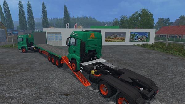 Aguas Tenias Platform Truck v 1.0 [MP] 1