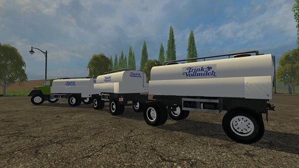 Magirus milk Truck with trailer v 1.0 [MP] 1