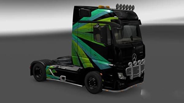 Merc Actros 2014 Abstract Livery v1