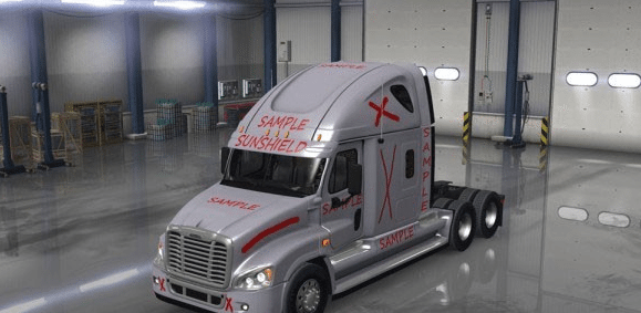 Freightliner Cascadia Template for Skins MOD 2