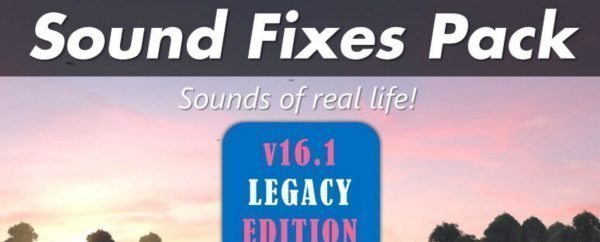 [LEGACY] Sound Fixes Pack v 16.1 for ATS 1.3 only Mod
