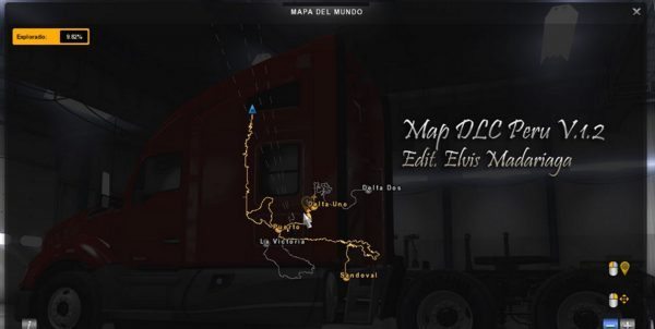 Map DLC Peru for ATS