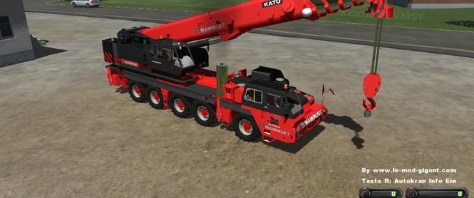 Mammoet crane V - Farming simulator 2017 / 17 mods | ATS mods