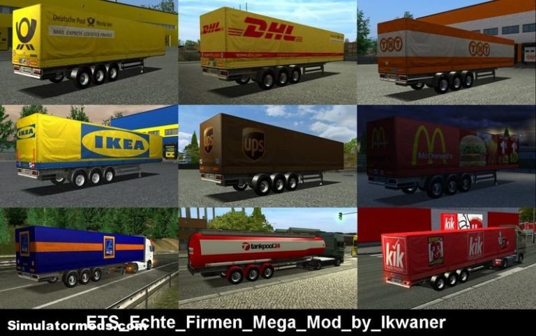 Euro truck simulator 2 reale firmen mod