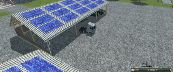 Plazierbarer shelter with solar v 2 