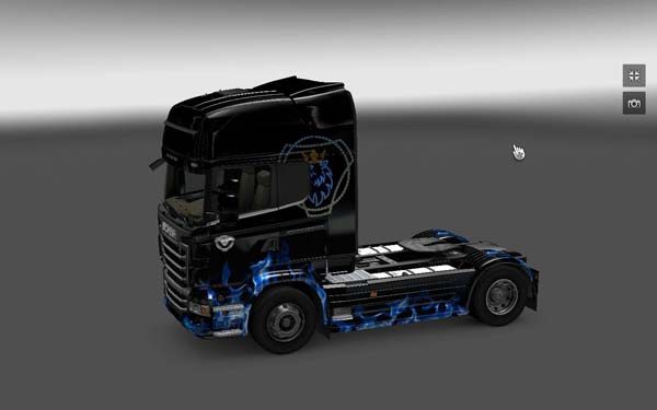 Scania Blue Flames Power skin