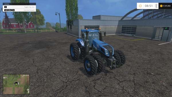 New Holland T8 with Row Crop Duals
