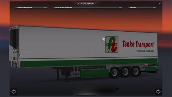 Tanke Transport Trailer