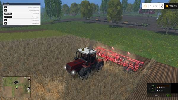 HTZ 17022 Red Tractor v 1.0 2