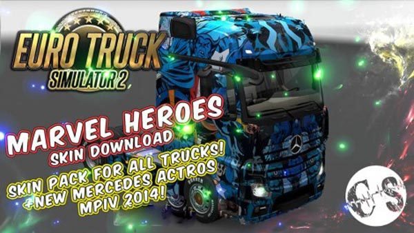Marvel Heroes Skin Pack for All Trucks