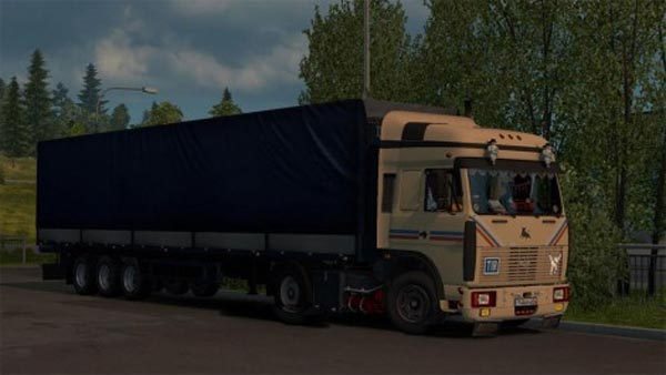 Maz 9758 trailer