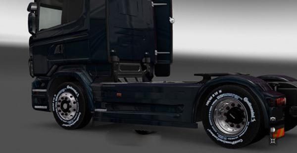 Scania Rims with Continental Tires