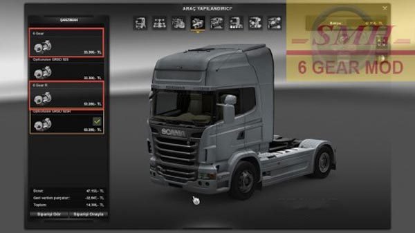 6 Gear Mod for All Trucks 1.21