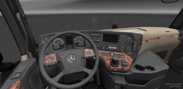 Realistic New Actros Interior v 1.5