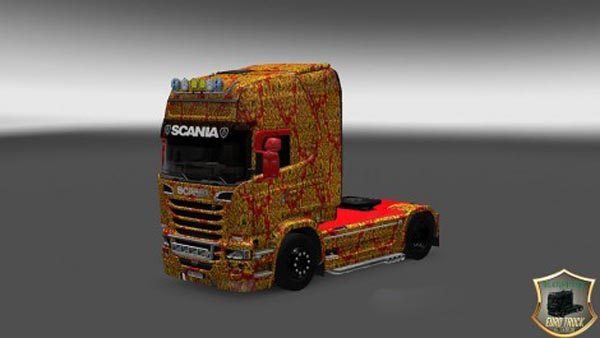 Scania Streamline Khokhloma Skin v 2.0