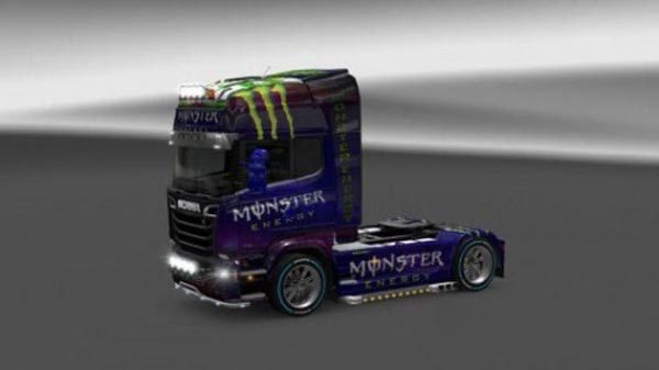 Scania Streamline Monster Energy Skin