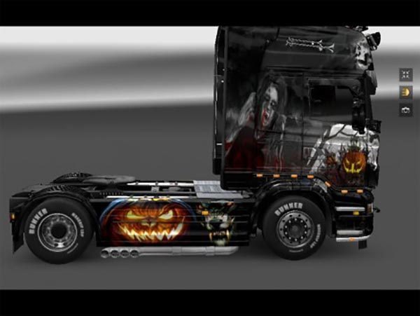 Scania Halloween skin