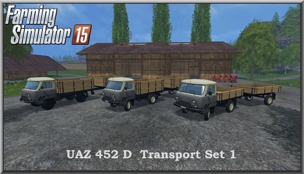 UAZ 452D Transport Set v 1.0 [MP]