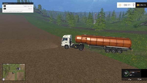 CISTERN WATER AND MILK TRAILER v 1.0 2