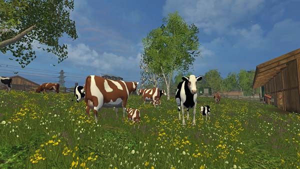 Cow family with Sound v 2.0 [MP]