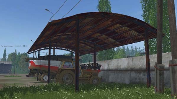 Shelter with a corrugated roof v 1.0 [MP]