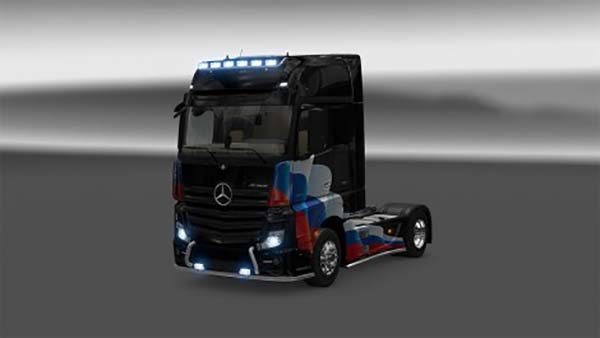 Mercedes Actros MP4 Russia Flag Skin