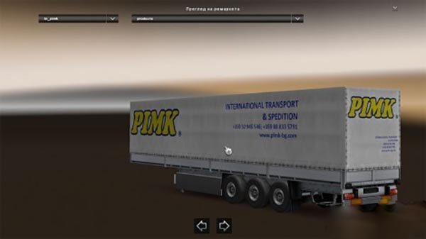 PIMK spedition trailer