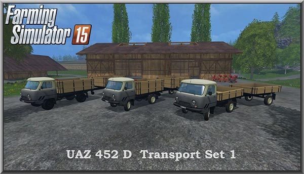 UAZ 452D Transport Set v 1.05 [MP]