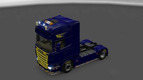 Scania Blue and Yellow Skin