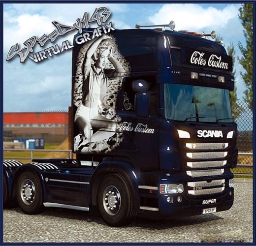 Coles Custom skin for RJL Scania