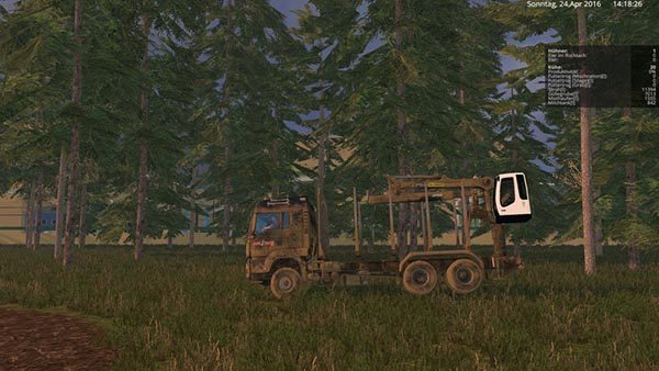 MAN TGS 33.440 Forestry Truck and Trailers v 0.7 [MP] 1