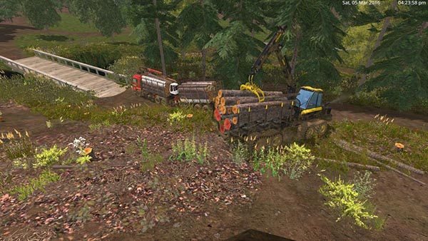 MAN TGS 33.440 Forestry Truck and Trailers v 0.7 [MP] 2
