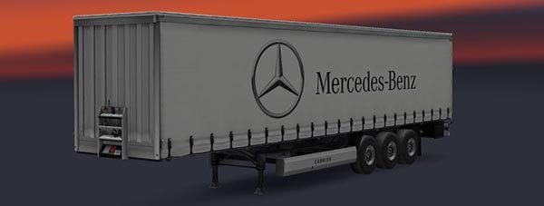 Mercedes Benz Trailer Skin v 1.2