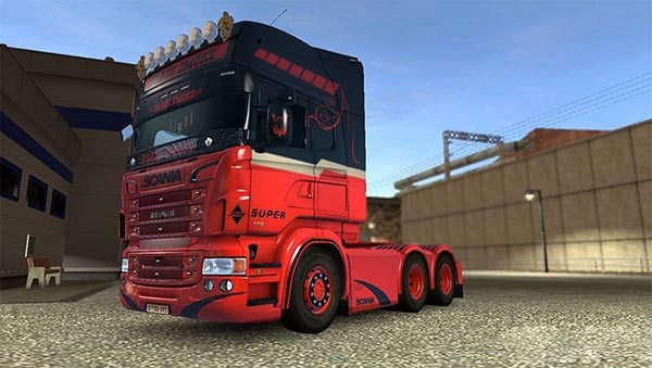 Scania RJL Black Smoke Skin - Farming simulator 2017 / 17 mods | ATS mods