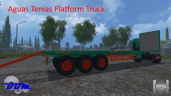 Aguas Tenias Platform Truck v 1.0 [MP]