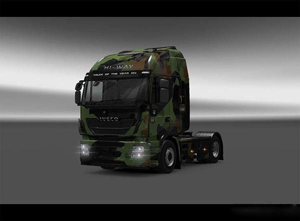 Iveco Hiway Army Skin