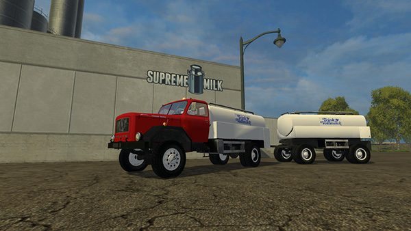 Magirus milk Truck with trailer v 1.0 [MP]