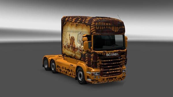 Scania Longline RJL Africa Skin