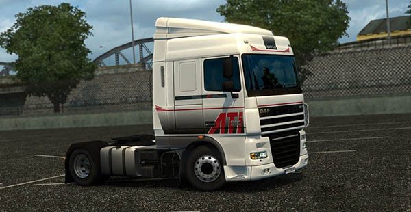 DAF XF ATi 3600 Skin - Farming simulator 2017 / 17 mods | ATS mods