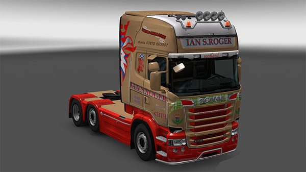 Scania R &s Topline Ian S.roger Skin - Farming Simulator 2017   17 Mods 