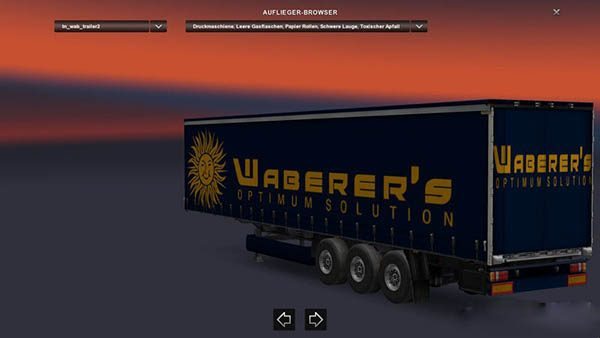 Waberers Trailer and Freight Pack