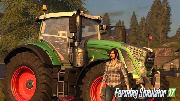 Farming Simulator 2017 offers the option to play as a female farmer!