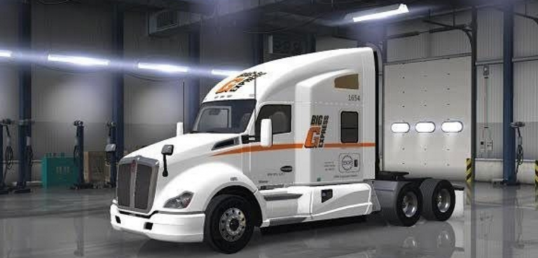 Kenworth T680 Big G Express Inc Skin ATS Farming Simulator 2017 17 