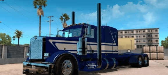 Peterbilt 389 Jack C. Moss Trucking Inc. skin update MOD
