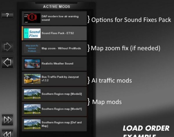 Sound Fixes Pack v 16.1 for ATS 1