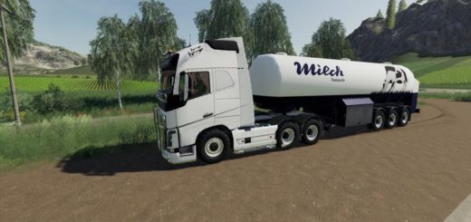Milk transport semi-trailer v 1.0
